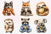Morning Mood Animal And Coffee Bundl, an Illustration by Dream Creation (Thumbnail 2 of 6)