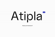 Atipla ND — regular weight, a Sans Serif Font by Nicolas Desle (Thumbnail 1 of 8)