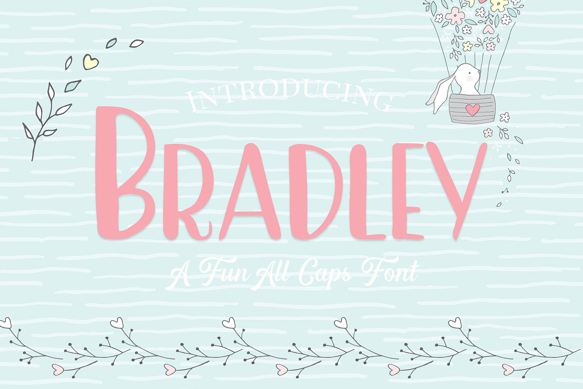 Bradley - An All Caps Font