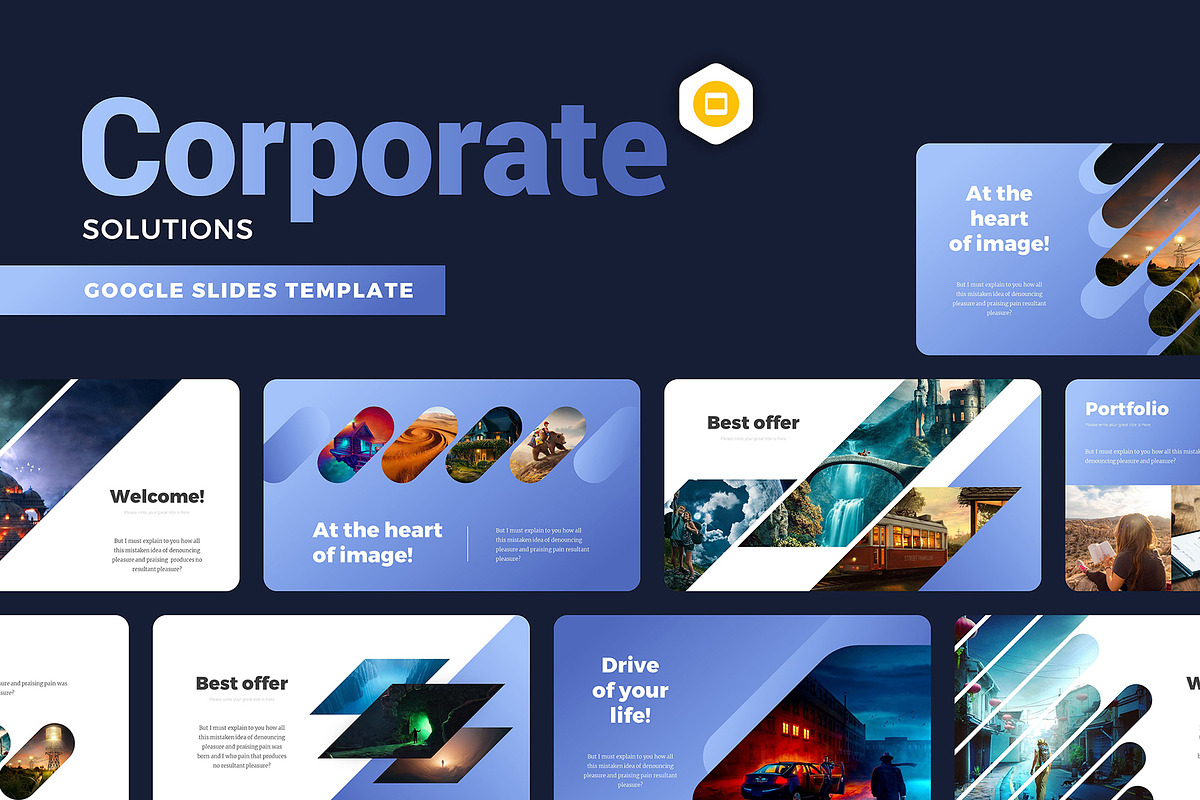 Corporate Clean Solutions, a Presentation Template by Evgeny Bagro (Photo 1 of 7)