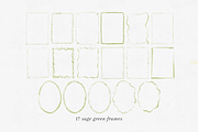 17 Cute Watercolor Frames + Borders, an Object Graphic by Design by Laney (Thumbnail 5 of 11)