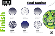 Nifty Brushes for Procreate, a Brush Add-On by Riveros Illustration (Thumbnail 8 of 11)