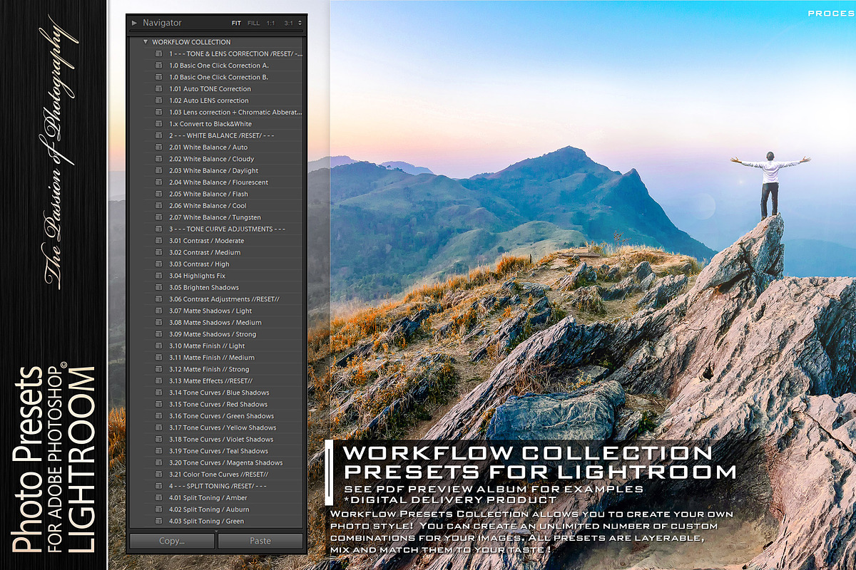 Photo Presets for Lightroom, an Action Add-On by Miracle_Design (Photo 3 of 21)