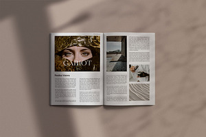 Gariot Magazine Photoshop Mockups