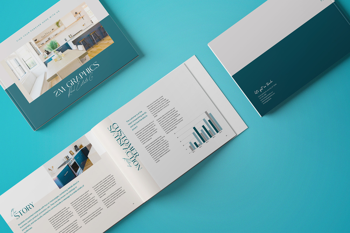 Landscape Book Mockups, a Print Template by 2M GRAPHICS DESIGN (Photo 2 of 14)