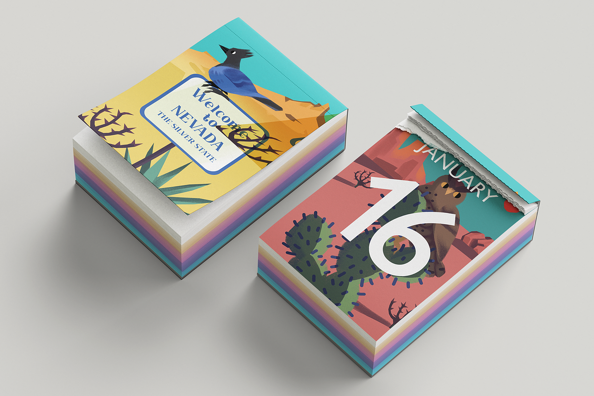 NEVADA. Scene & Posters Bundle, an Animal Illustration by Schumacher Shop (Photo 10 of 11)