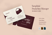 Production Manager - Business Card, a Card Template by VUNIRA (Thumbnail 1 of 3)