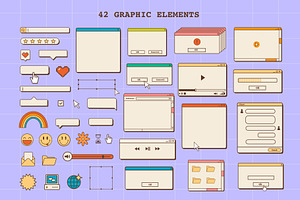 Retro Computer - Instagram Templates