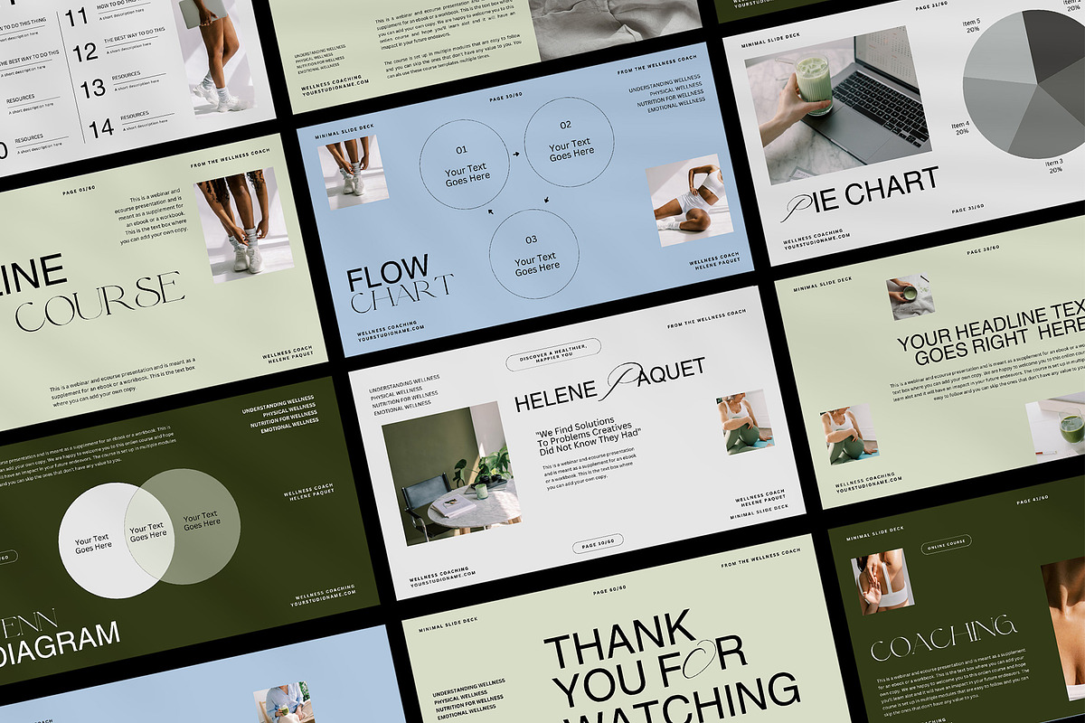 Wellness Coach Slide Deck Template, a Presentation Template by Amaré Creative (Photo 4 of 8)