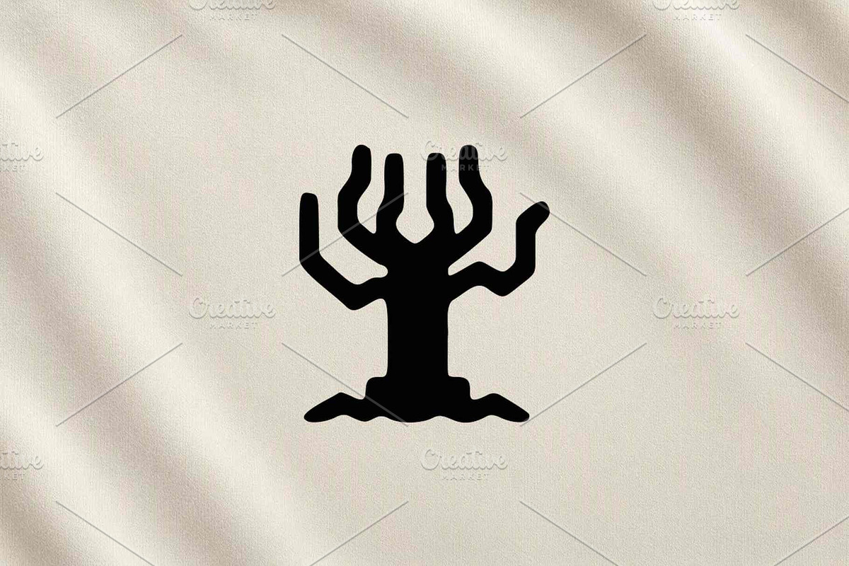 Creepy Tree Silhouette Vector, a Seasonal Illustration by Vectorium Studio (Photo 3 of 4)
