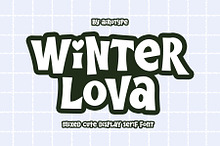 Winter Lova - Mixed Cute Font