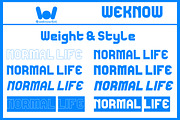Normal Life font, a Sans Serif Font by weknow (Thumbnail 7 of 9)