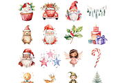 Christmas Time clipart, an Illustration by CraftCrateShop (Thumbnail 3 of 5)