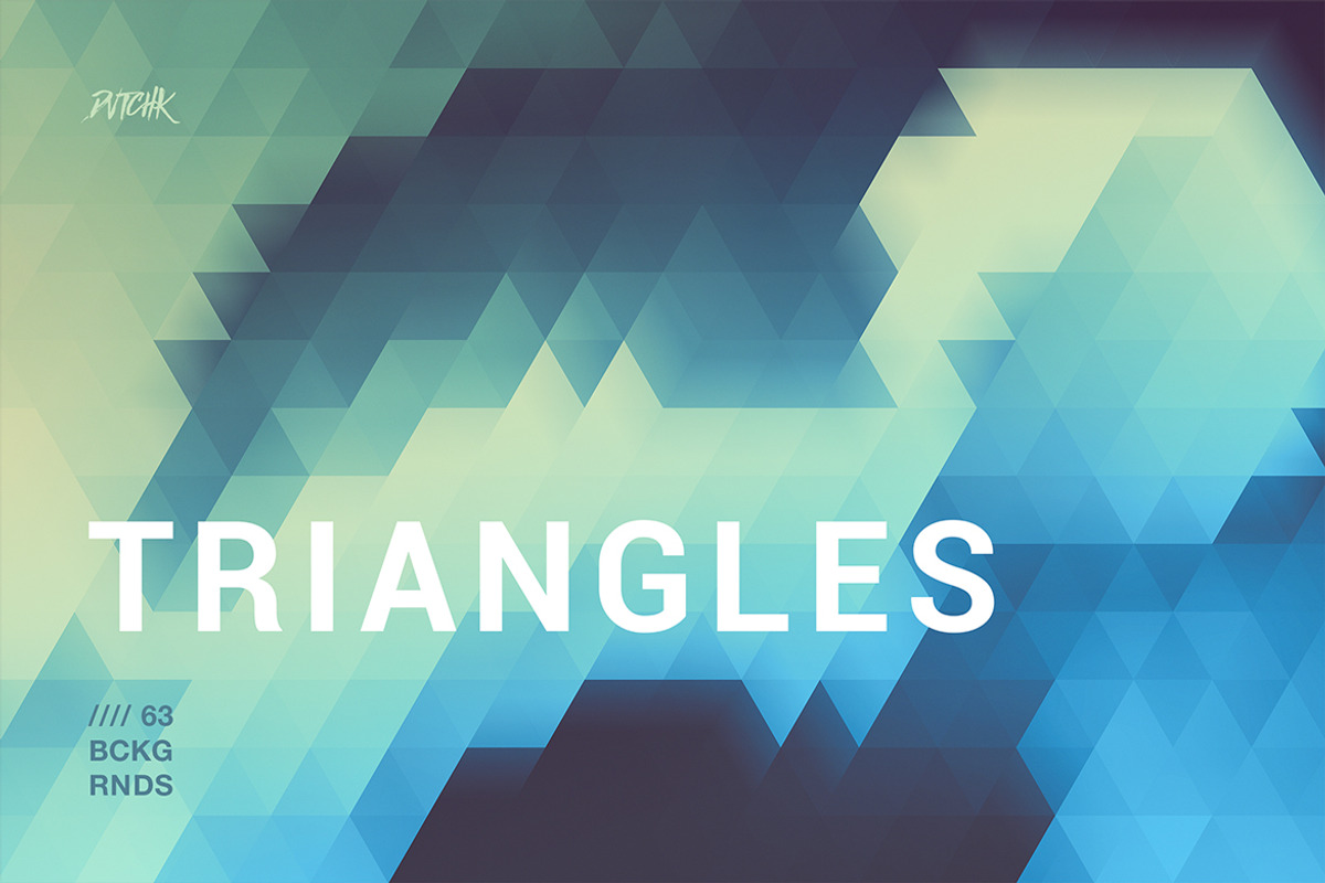 Blurry Triangles Backgrounds, a Background Graphic by dvtchk (Photo 2 of 6)