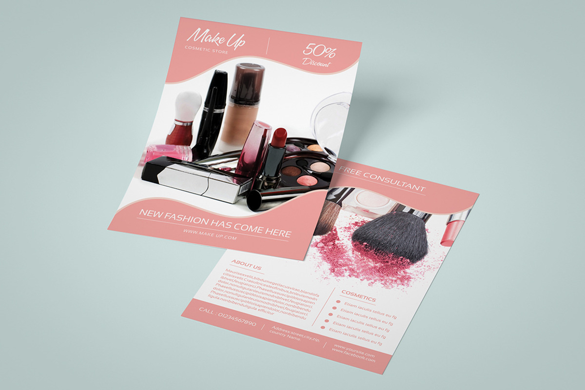 Make Up Flyer, a Flyer Template by Rimana_Templatehive (Photo 3 of 3)