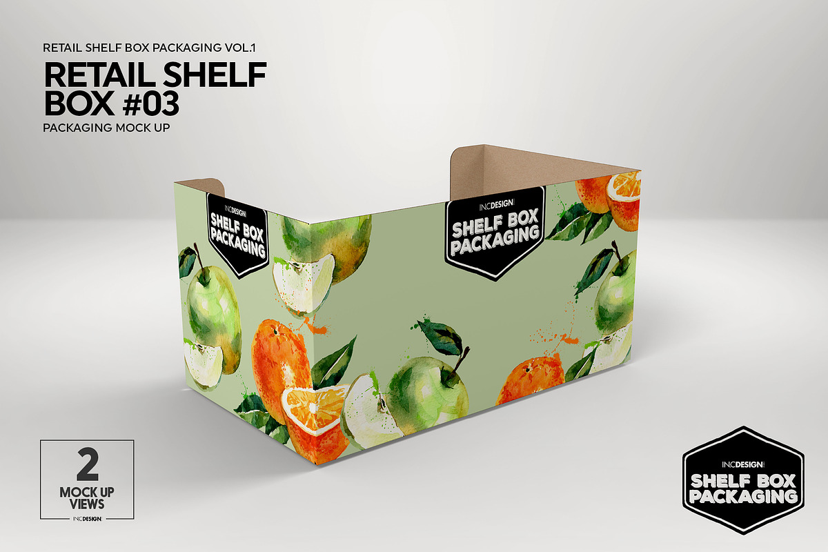 Retail Shelf Box 03 Packaging Mockup, a Packaging Mockup by INCDesign (Photo 2 of 5)