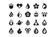 Water Drops. 20 Logo Templates., a Templates & Theme by Youhhou (Thumbnail 2 of 4)