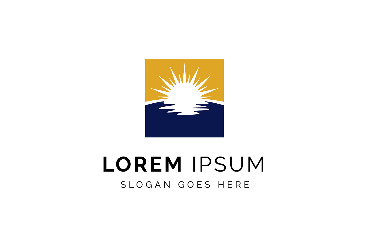 Sun logo design template, a Branding & Logo Template by Distrologo