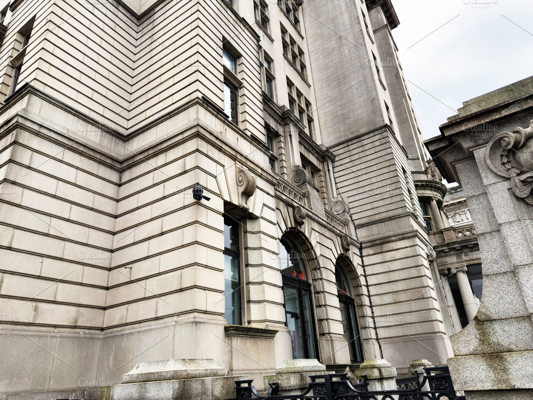Grand historic Royal Liver Building in Liverpool UK with classic, a Photo by AS photostudio