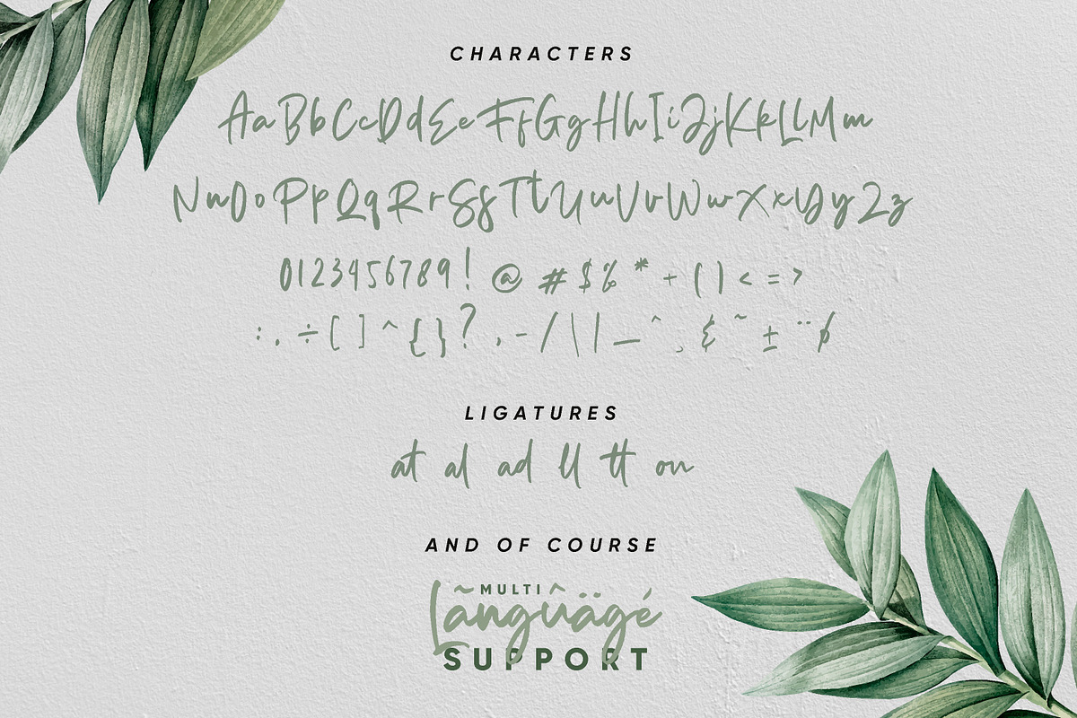 Aedesty // Handwritten Font, a Script Font by Masanis (Photo 13 of 16)