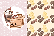 Kawaii Fall Coffee Clipart, an Illustration by TheClipAtelier (Thumbnail 3 of 3)