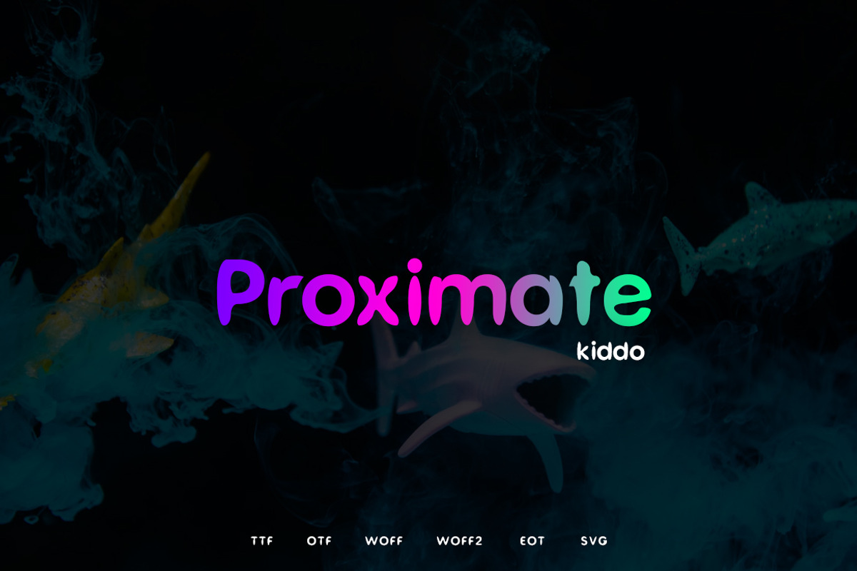 Proximate Kiddo - Display Font preview 8