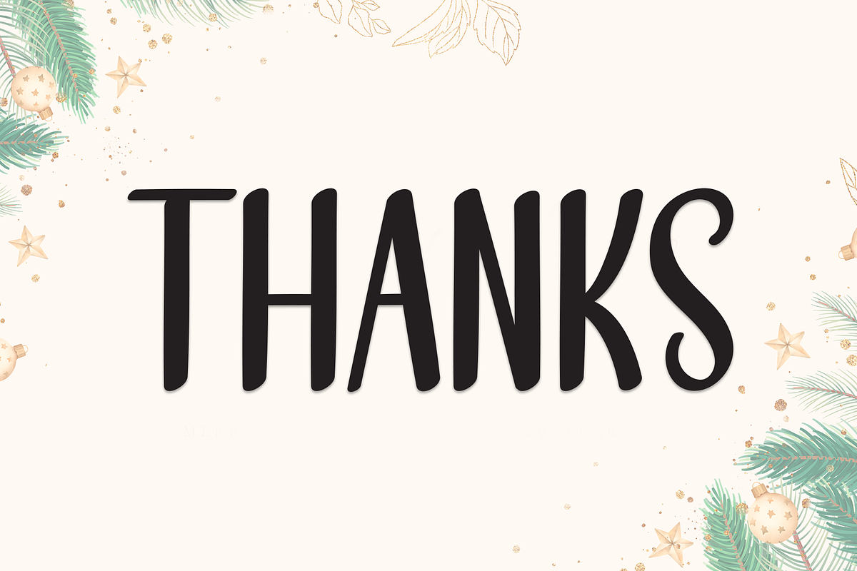 Christmas Vintage | Script Font, a Script Font by Scratchones (Photo 9 of 9)