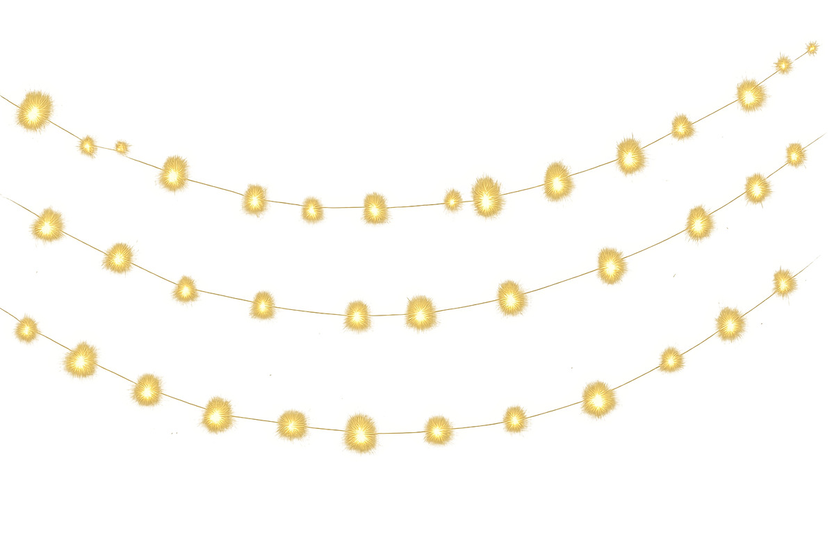 String lights used for decoration, i, an Illustration by Dvoevnore photos