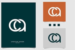 Alphabet Letters Icon Logo CA or AC, a Design Template by art_creater