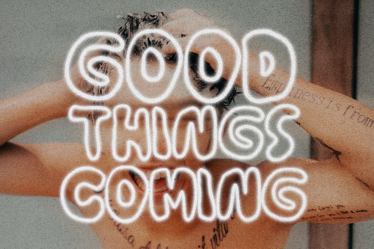 Hooey - Y2K Outline Handwritten, a Sans Serif Font by Dharmas Studio (Photo 11 of 15)