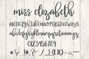 Miss Elizabeth Font, a Handwritten Font by Miss Kate (Thumbnail 2 of 2)
