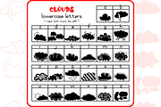 Cloud Doodles - Dingbats Font, a Symbol Font by WADLEN (Thumbnail 3 of 7)