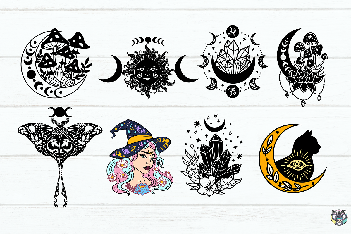 Halloween svg Bundle, Mystical svg, an Object Graphic by HeyLenaArts (Photo 6 of 6)
