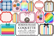 Border Frame Coquette PNG, an Illustration by Libby Wishes (Thumbnail 1 of 5)