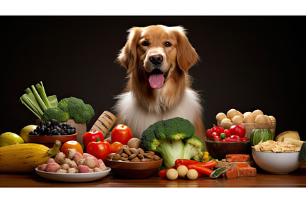 organic dog healthy food ai, a Food & Drink Photo by pikepicture