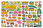 Groovy Mega 500 Stickers Bundle, an Object Graphic by Ckybe's Corner (Thumbnail 3 of 6)