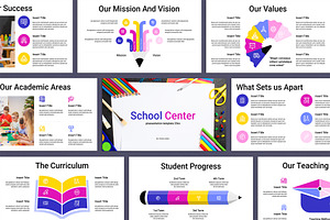School Center Presentation Template, a Presentation Template by E-Type