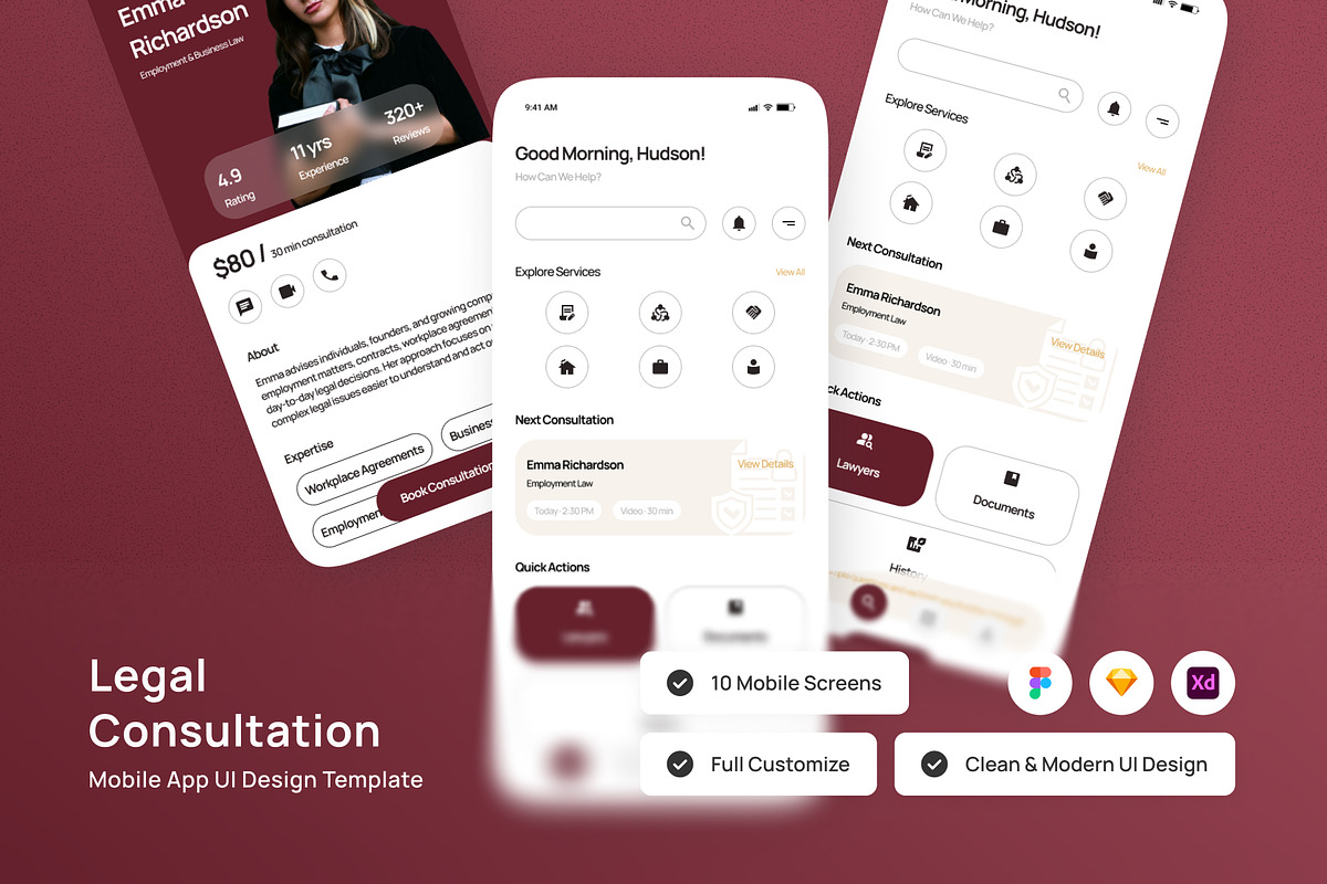 Legexa - Legal Consultation Apps, an App Template by twinstd (Photo 1 of 5)