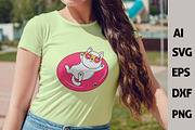 Kawaii Summer cats Beach party SVG, an Animal Illustration by ARTify Illustrations (Thumbnail 4 of 11)