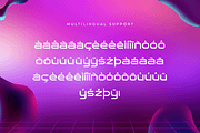 Clouds – Modern Futuristic Font, a Sans Serif Font by overlaytemplates (Thumbnail 5 of 5)