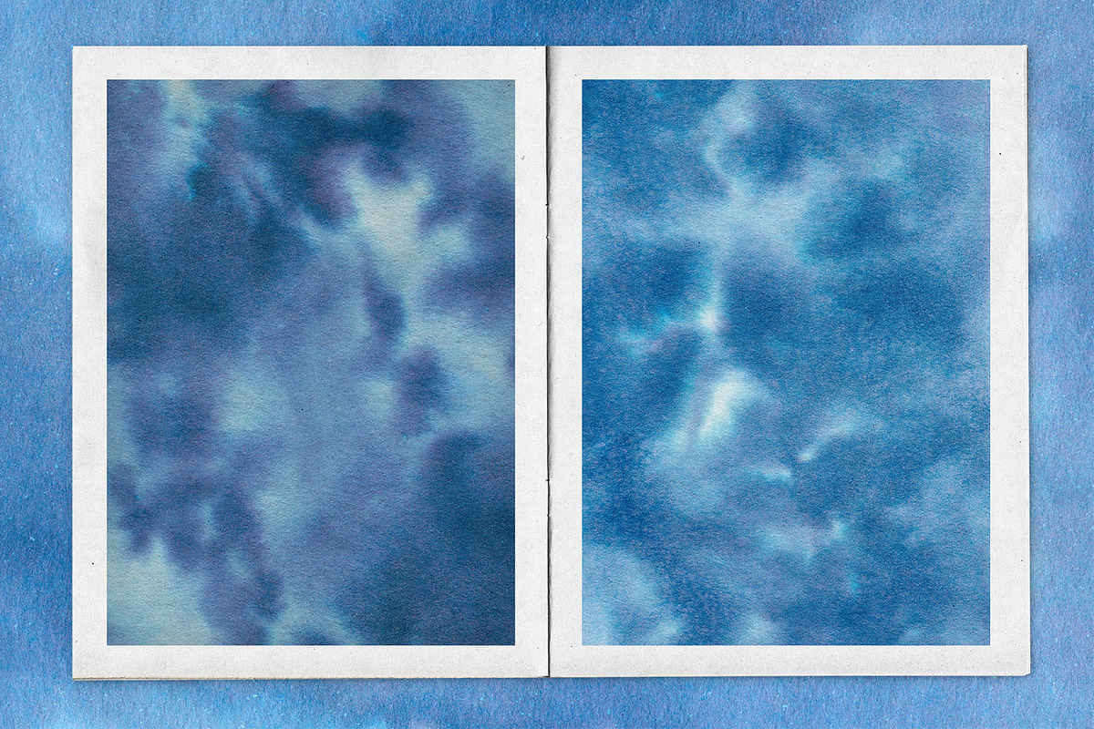 Muted Ocean –  Grunge Paper Textures, a Texture Graphic by lerinartstudio (Photo 8 of 10)