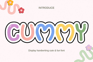 Cummy handwriting font, a Handwritten Font by JJuta