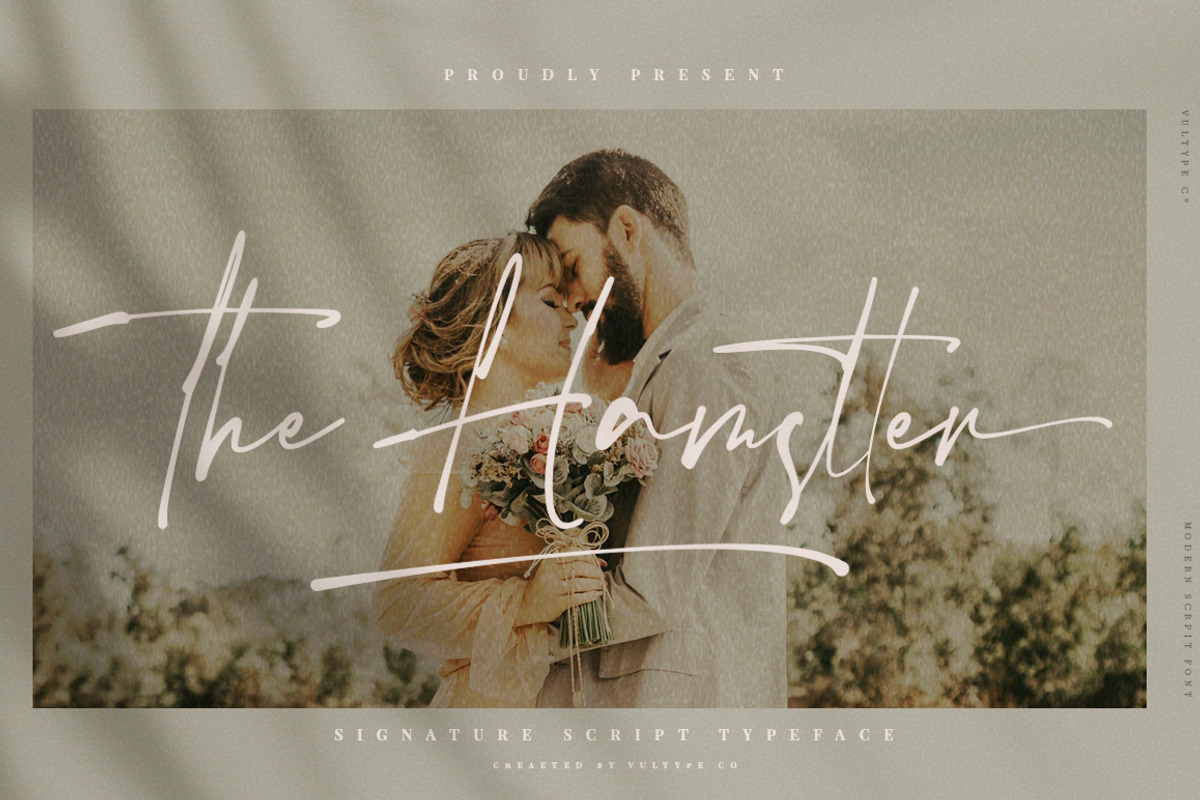 The Hamstter Signature Font, a Script Font by Vultype Co. (Photo 11 of 11)