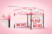 Outdoor Canopy Tent Mockup Set, an Advertising Mockup by Se٧enStudio (Thumbnail 7 of 8)