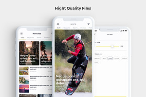 Nev - News App UI Kit