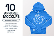 Bella Canvas Youth Pullover Mockups, a Shirt Mockup by GraphicHero (Thumbnail 1 of 9)