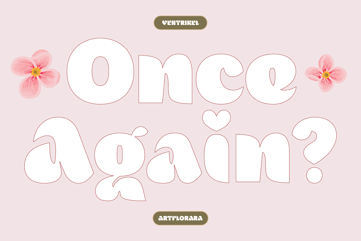 VENTRIKEL - ExtraBold Display Font, a Sans Serif Font by Artflorara (Photo 18 of 19)