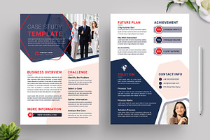 Case Study Template, a Stationery Template by MightyDesign