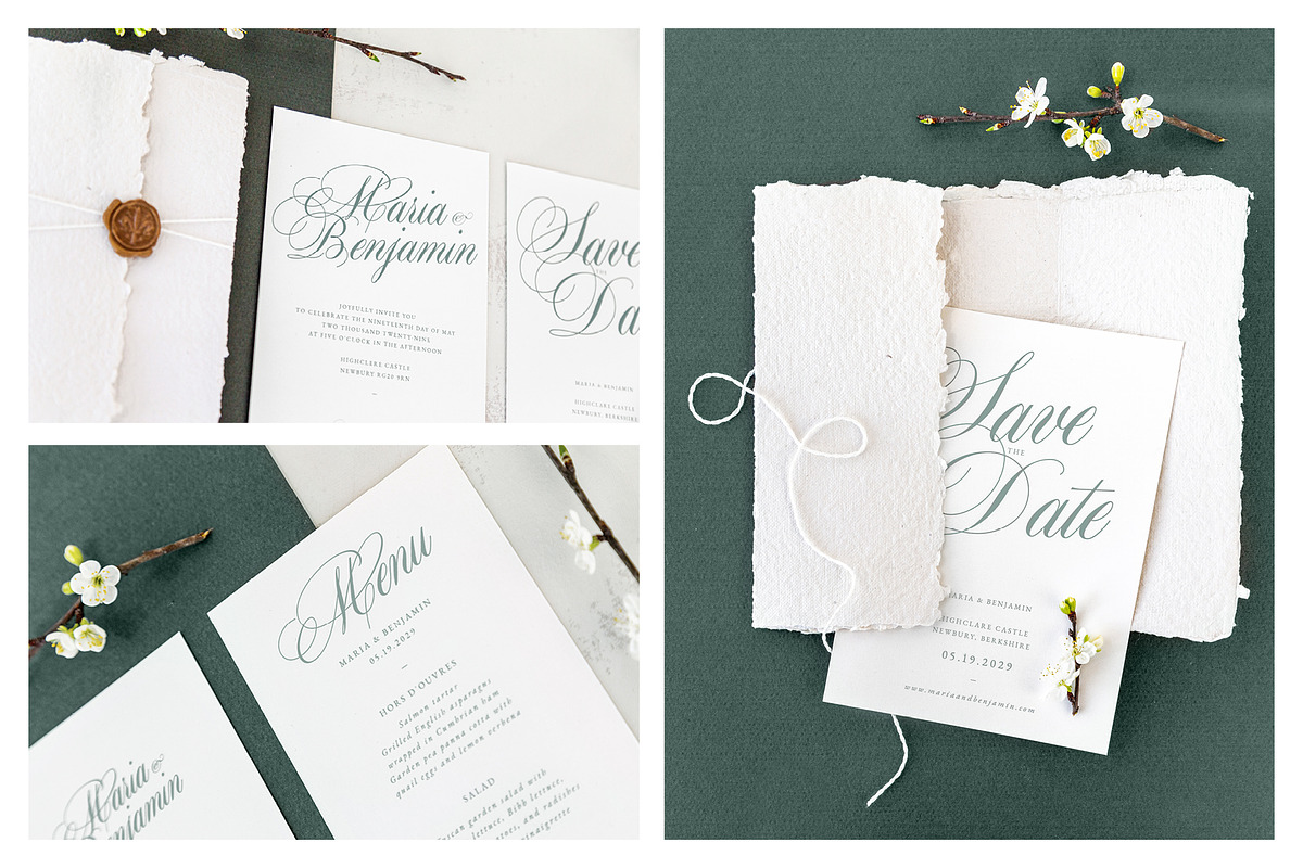 Old England Wedding Suite Collection, an Invitation Template by volume 1 visual design (Photo 26 of 33)