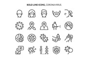 Bold Line Icons, an Outline Icon by Howcolour (Thumbnail 9 of 151)